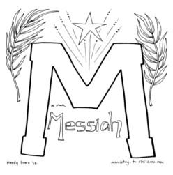 Coloring Page-M-Messiah